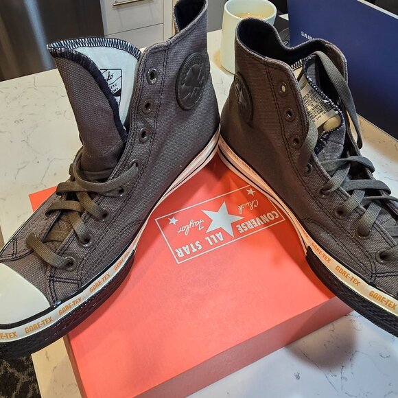 Converse Chuck 70 Gore-Tex High Top Truffle/Black Mens Size 10 A09484C New - Picture 2 of 13
